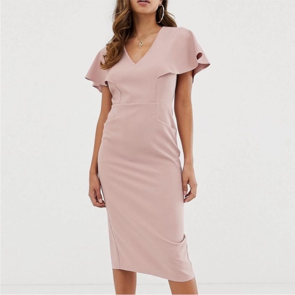 ASOS Dresses & Skirts - NWT ASOS Angel Sleeve midi dress